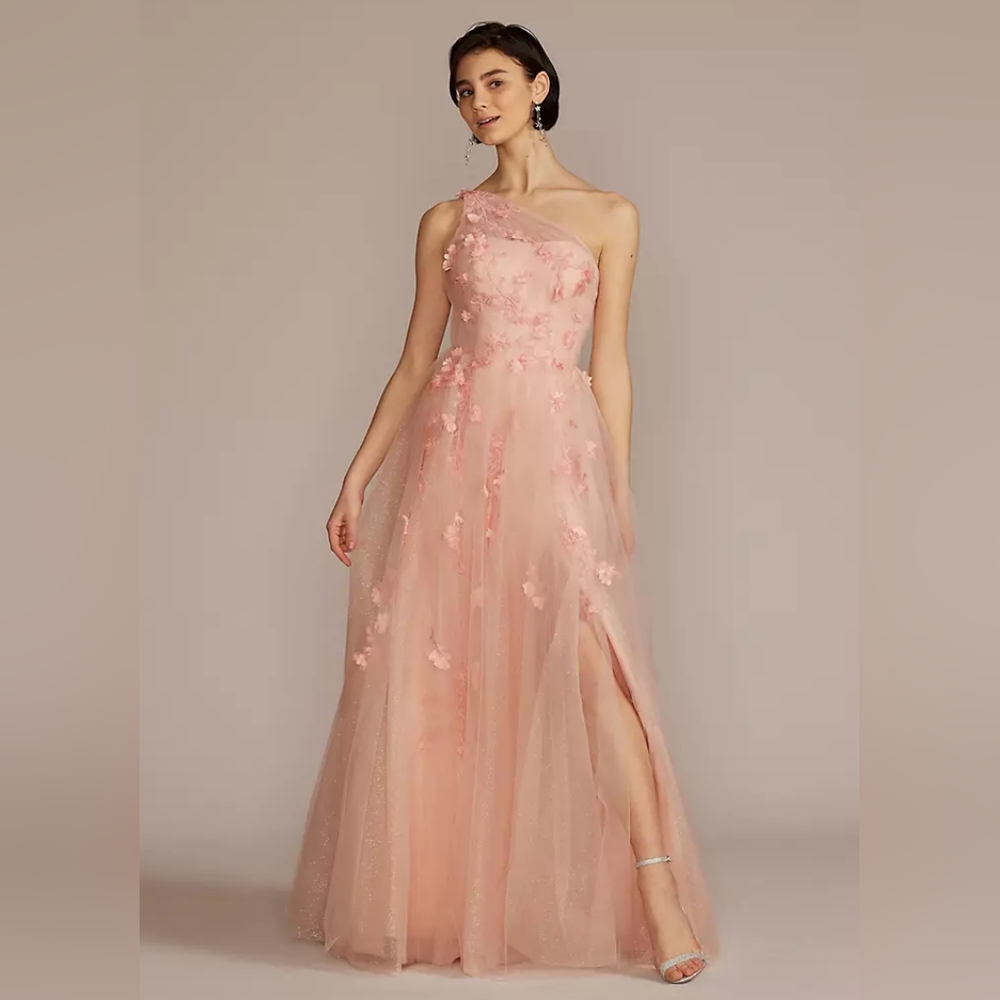 Jules & Cleo Floral Pink Wedding Special Occasion Dress Gown. NWT